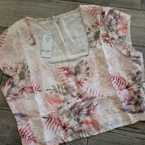 Guess top size xl floral print - Picture 2 of 8